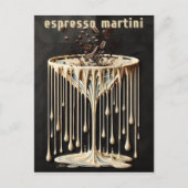 Espresso Martini Cocktail Hour Briefkaart (Voorkant)