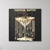 Espresso Martini Cocktail Hour Canvas Afdruk (Voorkant)