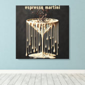 Espresso Martini Cocktail Hour Canvas Afdruk (Insitu (Houten vloer))