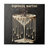 Espresso Martini Cocktail Hour Tegeltje (Voorkant)