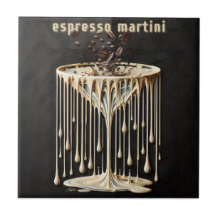 Espresso Martini Cocktail Hour Tegeltje