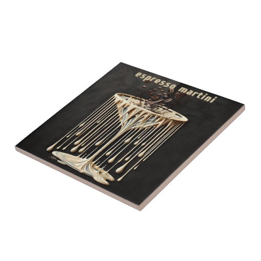 Espresso Martini Cocktail Hour Tegeltje (Zijkant)