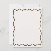 Espresso Martini Cocktail Kerstfeest Kaart (Achterkant)