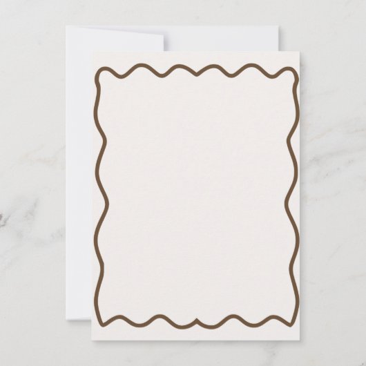 Espresso Martini Cocktail Kerstfeest Kaart (Achterkant)