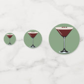 Espresso Martini Cocktail Party Confetti (Achterkanten)