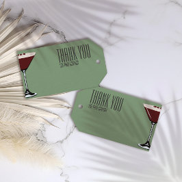 Espresso Martini Cocktail Party voor Label Cadeaulabel