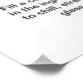 Espresso Martini Cocktail Recipe 16"x20" Poster (Hoek)