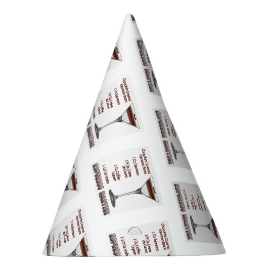 Espresso Martini Cocktail Recipe Art Feesthoedjes (Rechts)