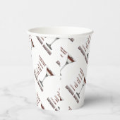 Espresso Martini Cocktail Recipe Art Papieren Bekers (Rechts)