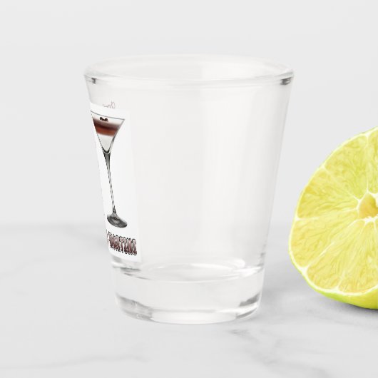 Espresso Martini Cocktail Recipe Art Shot Glas (Rechts)