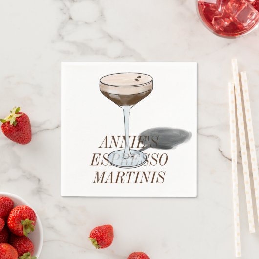 Espresso Martini cocktail Servet (Insitu)