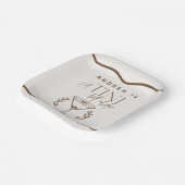 Espresso | Martini | Cocktail verjaardag Papieren Bordje (Gebogen)