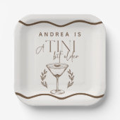 Espresso | Martini | Cocktail verjaardag Papieren Bordje (Voorkant)