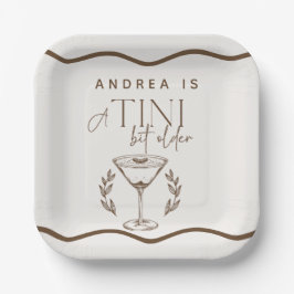 Espresso | Martini | Cocktail verjaardag Papieren Bordje