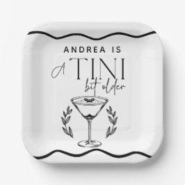 Espresso | Martini | Cocktail verjaardag Papieren Bordje