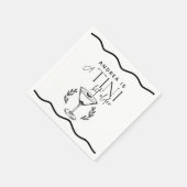 Espresso | Martini | Cocktail verjaardag Servet (Hoek)