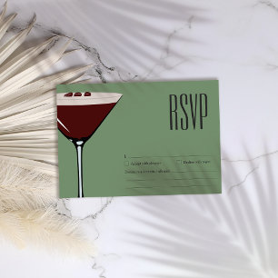 Espresso Martini Cocktailparty RSVP Kaartje