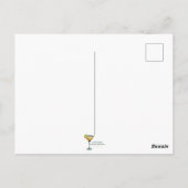 Espresso Martini Cocktailuur Briefkaart (Achterkant)