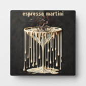 Espresso Martini Cocktailuur Fotoplaat (Voorkant)
