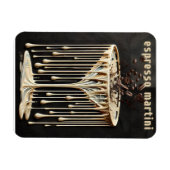 Espresso Martini Cocktailuur Magneet (Horizontaal)