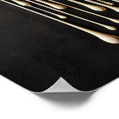 Espresso Martini Cocktailuur Poster (Hoek)