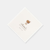 Espresso Martini Coffee Thema Bruidsfeest Borrel Servet (Hoek)