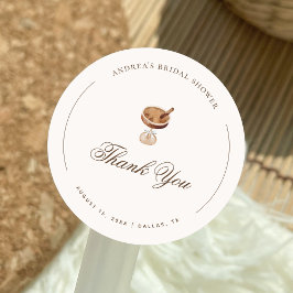 Espresso Martini Coffee Vrijgezellenfeest Dank u Ronde Sticker