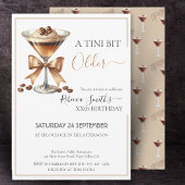 Espresso martini 'Een beetje ouder' verjaardag Kaart