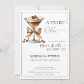 Espresso martini 'Een beetje ouder' verjaardag Kaart (Voorkant)