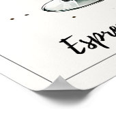 Espresso Martini Elegante Cocktail Art Print Bar (Hoek)