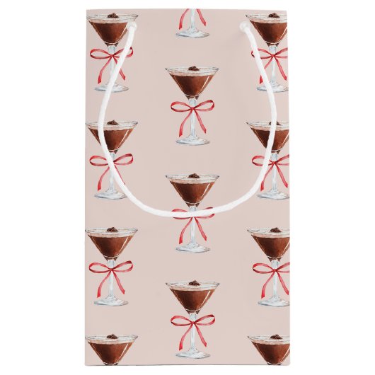 Espresso Martini Gift Bag Klein Cadeauzakje (Achterkant)