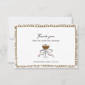 Espresso Martini Hand Getekende Bruidsdouche Bedankkaart (Voorkant)