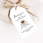 Espresso Martini Hand Getekende Bruidsdouche Cadeaulabel