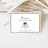 Espresso Martini handgetekend Vrijgezellenfeest Bedankkaart