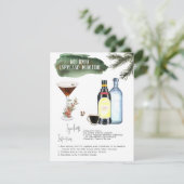 Espresso Martini | Kerstcocktailrecept Kaart (Staand voorkant)