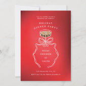 Espresso Martini Kerstdiner Uitnodiging (Voorkant)