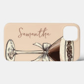 Espresso Martini Koffieliefhebber gepersonaliseerd Case-Mate iPhone Case (Achterkant (horizontaal))