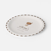 Espresso Martini Koffiethema Vrijgezellenfeest Par Papieren Bordje (Gekanteld)