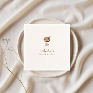 Espresso Martini Koffiethema Vrijgezellenfeest Par Servet