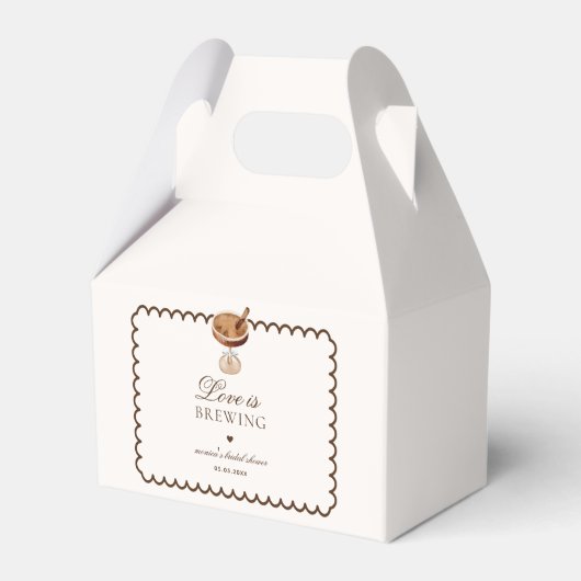 Espresso Martini Liefde is aan het broeien Bruidsf Bedankdoosjes (Voorkant Zijde)