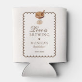 Espresso Martini Liefde is aan het broeien Bruidsf Blikjeskoeler (Achterkant)