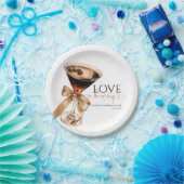 Espresso Martini Liefde is Bruisend Bruidsfeest Papieren Bordje (Feest)