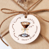 Espresso Martini Liefde is in de lucht Bruids- Dan Bedankjes Labels
