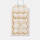 Espresso Martini Liefde is in de maak Bruidsfeestj Cadeaulabel (Voorkant)