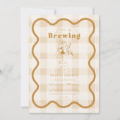 Espresso Martini Liefde is Vrijgezellenfeest brouw Kaart (Voorkant)