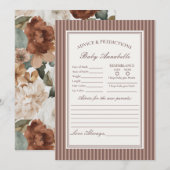 Espresso Martini Love Brewing Advice for Baby Card Kaart (Voorkant / Achterkant)