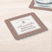 Espresso Martini Love Brewing Coffee Bridal Shower Kartonnen Onderzetters (Gebogen)