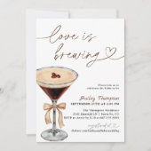 Espresso Martini Love brouwt Vrijgezellenfeest Kaart (Voorkant)