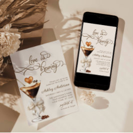 Espresso Martini Love is aan het brouwen Kaart