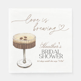 Espresso Martini Love Is Brewing Bridal Shower  Servet
